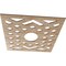 Ekena Millwork Chevron Wood Fretwork Pierced Ceiling Medallion, Red Oak, 22"OD x 5 3/4"ID x 1/4"T CMWP22X22X0250CHRO - alternate 2